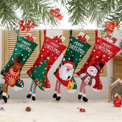 4 pack christmas stockings